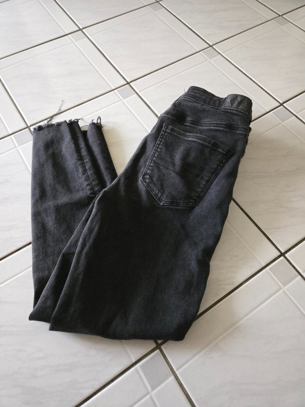 American Eagle High Rise Jegging Jeans Black 6 Short